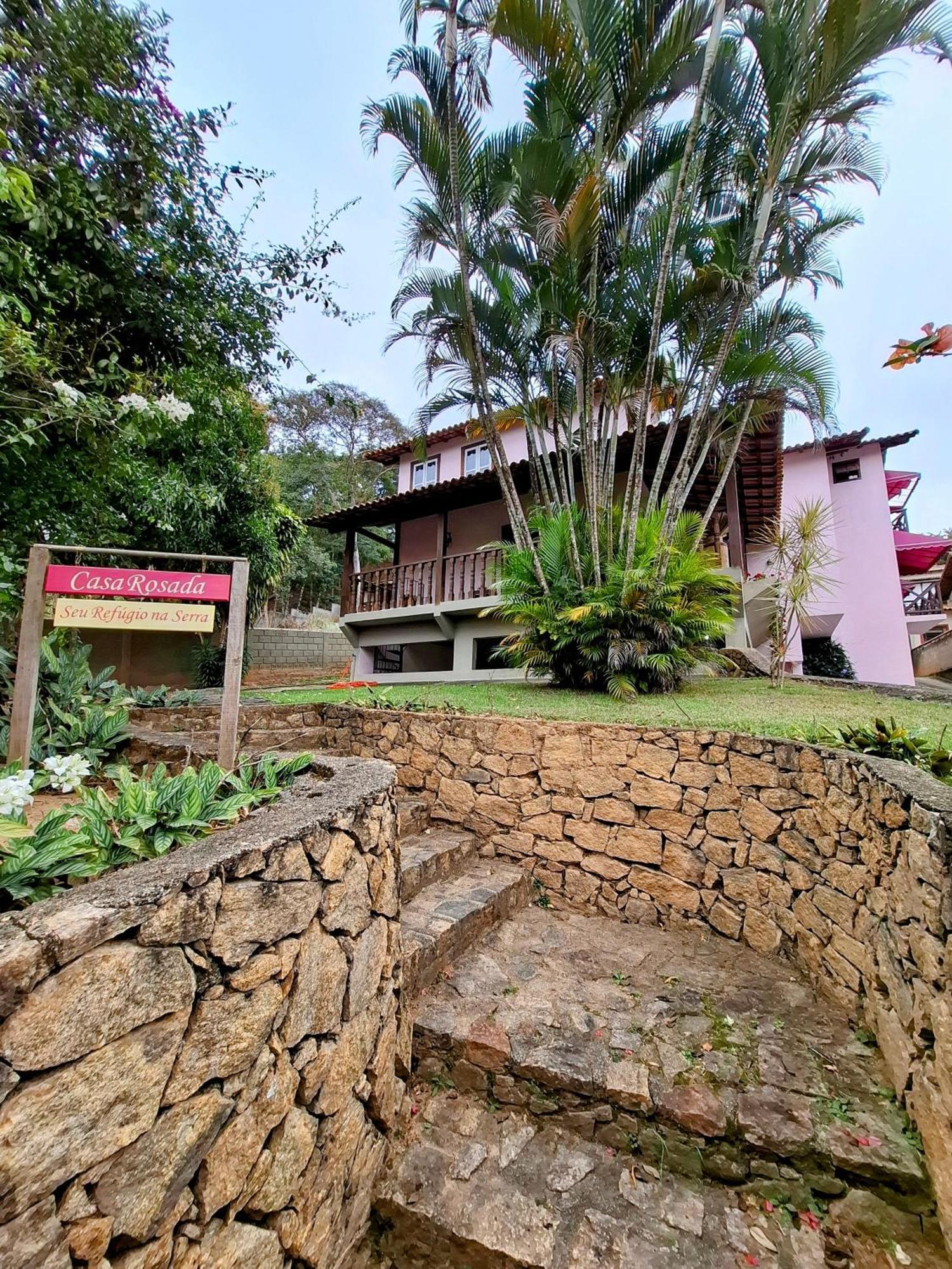 Hotel Casa Rosada Seu Refugio Na Serra Miguel Pereira Exterior foto